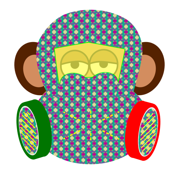SVG gas mask