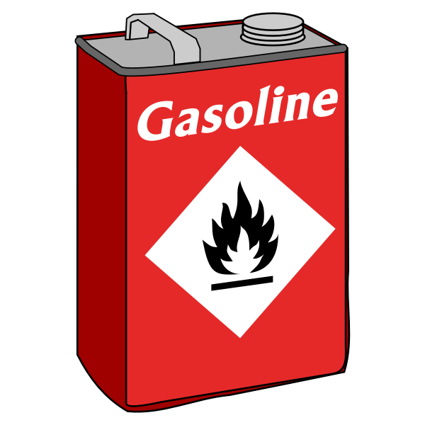 SVG Gasoline  petrol  fuel can