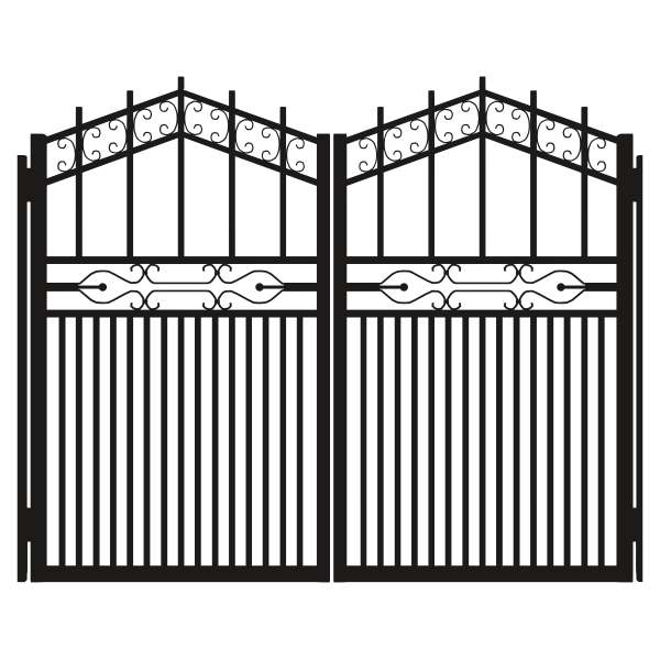 SVG Gate silhouette
