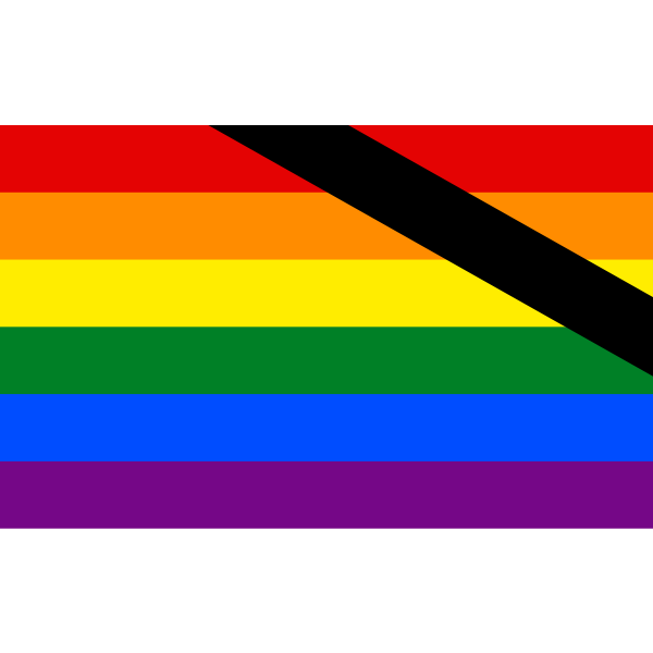 SVG Gay memory flag