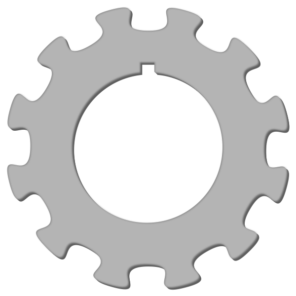 SVG Gear 001 3D