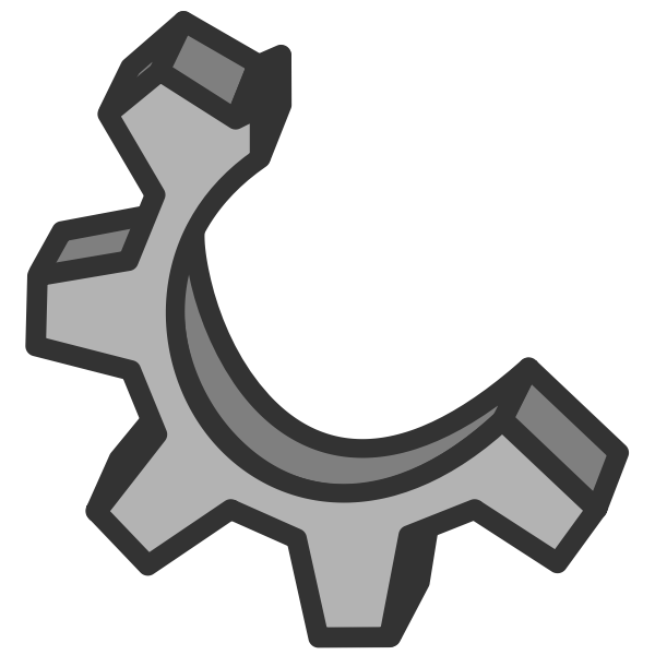 SVG Gear modeler icon