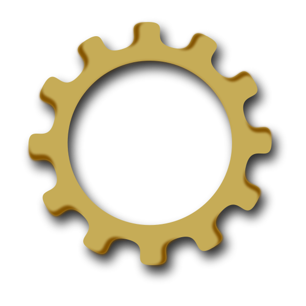 SVG Gear wheel vector graphics