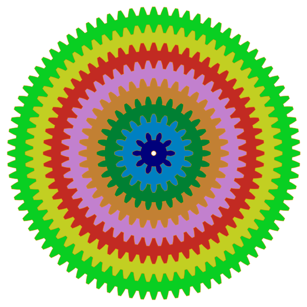 SVG gears