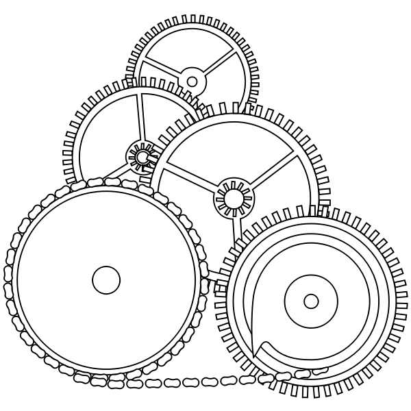 SVG Gears in 2D