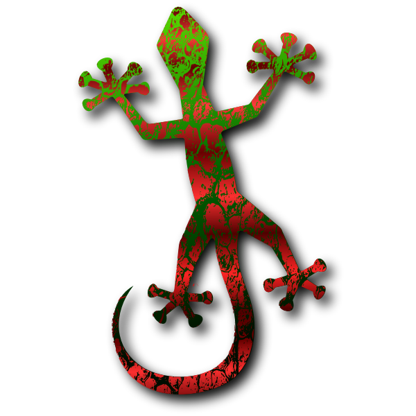 SVG Gecko vector illustration