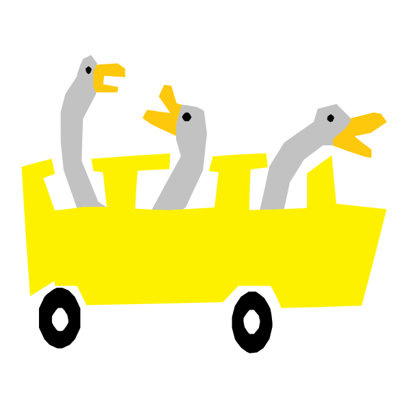 SVG Geese Bus