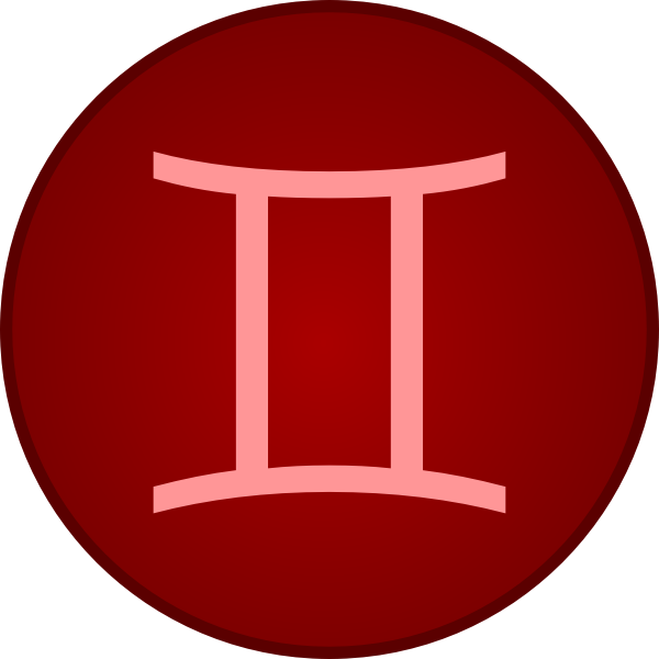 SVG Gemini symbol