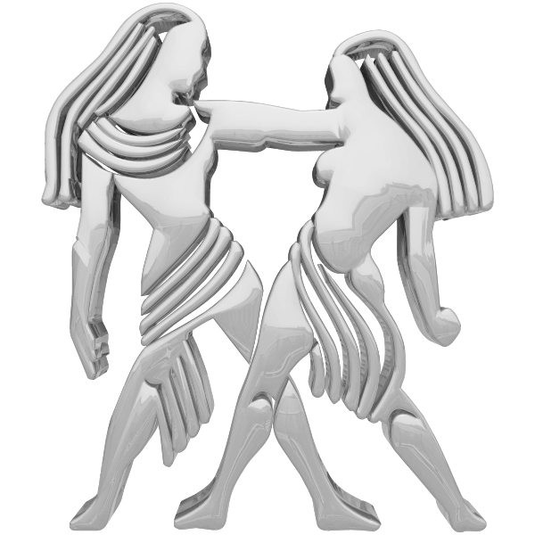 SVG Gemini zodiac symbol