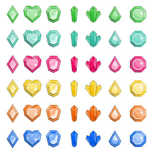 SVG Gems set