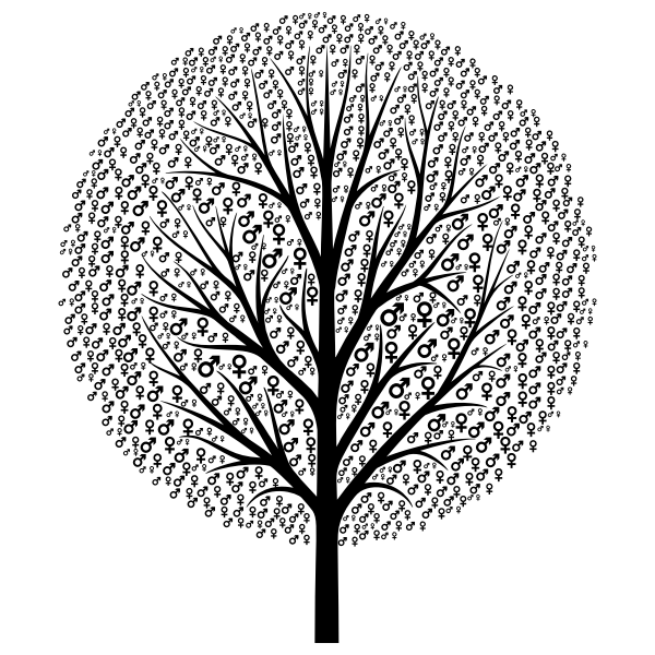 SVG Gender symbols in tree