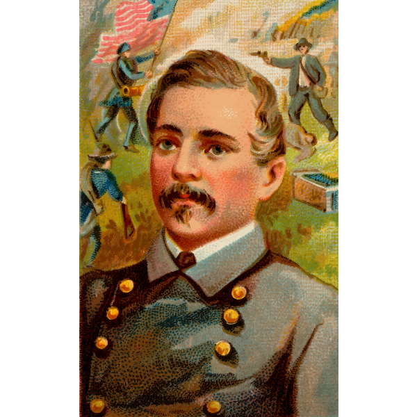 SVG General Beauregard vector image