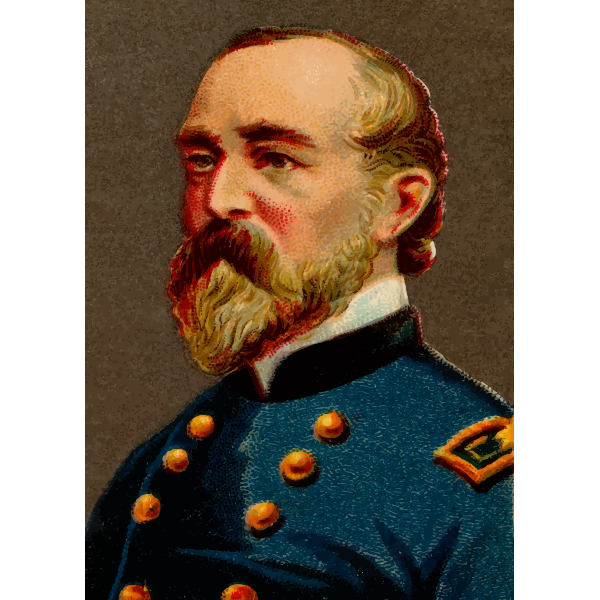 SVG General Meade vector illustration