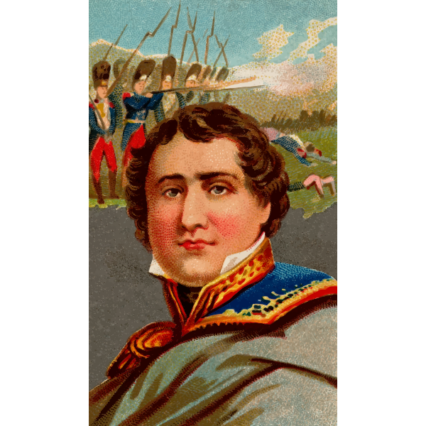 SVG General Soult vector image
