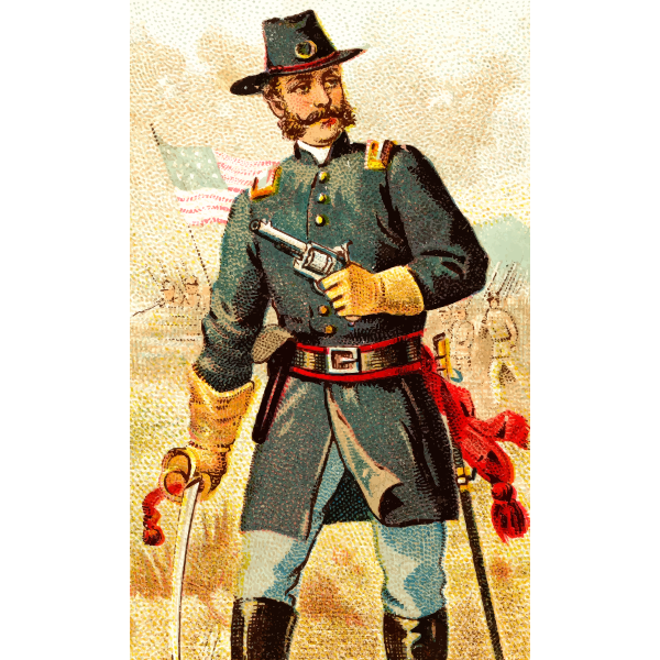 SVG General with revolver