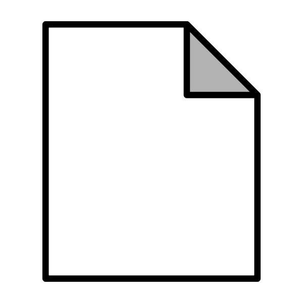 SVG Generic document icon vector clip art