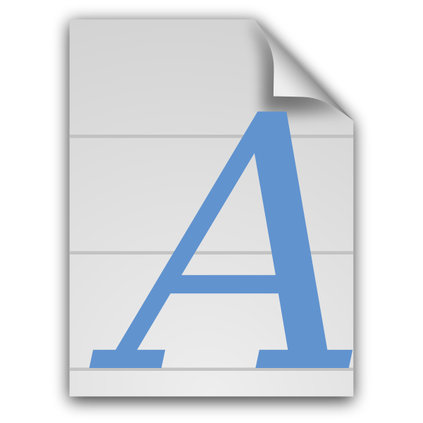 SVG Generic font icon