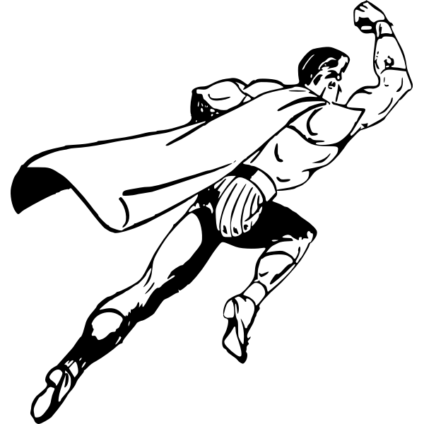 SVG Generic superhero