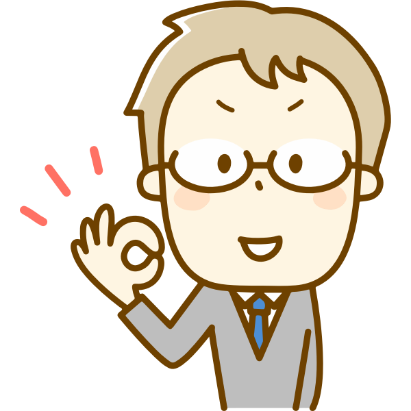 SVG Gentleman with OK gesture