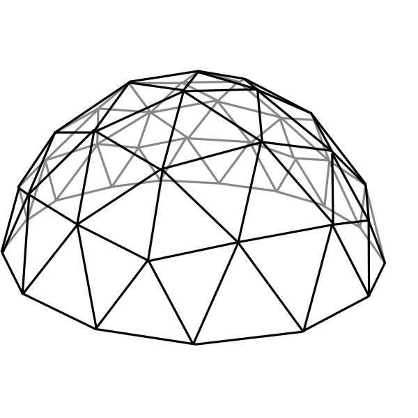SVG geodesicdome
