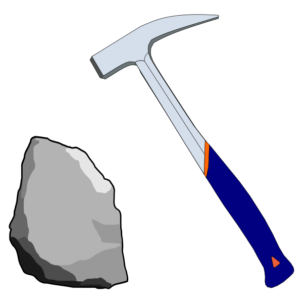 SVG Geological hammer