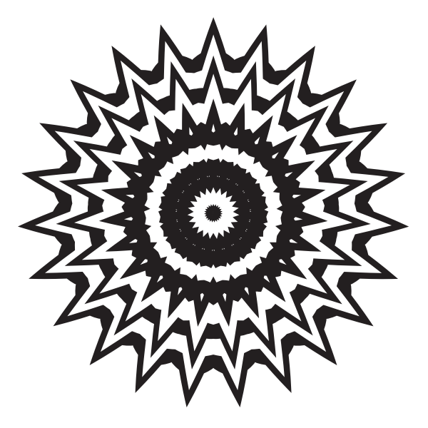 SVG Geometric design element silhouette