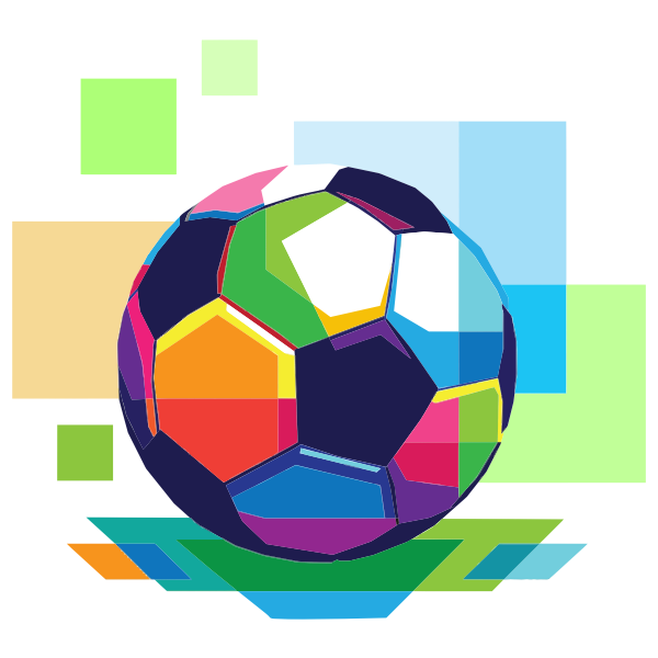 SVG Geometric football