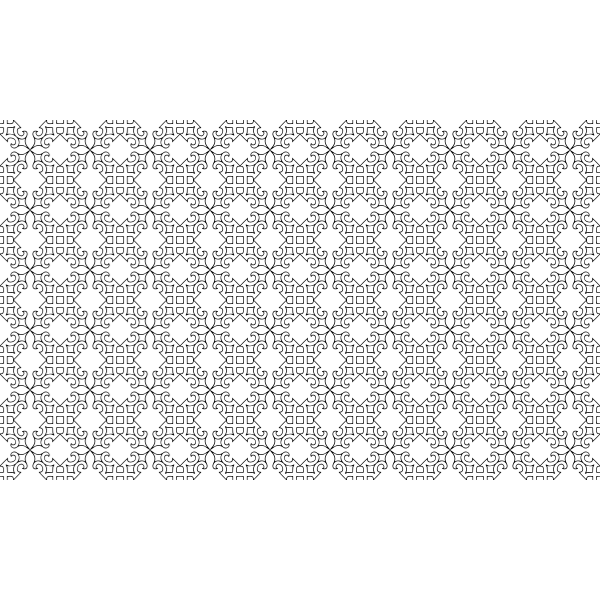 SVG Geometrical and ornamental pattern