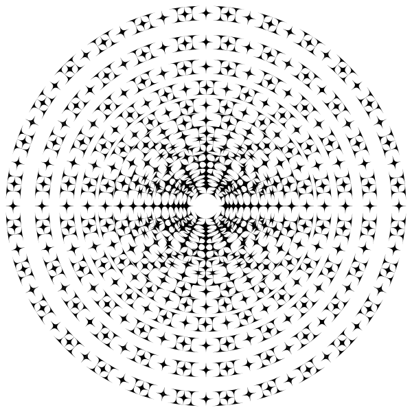 SVG Geometrical ornament