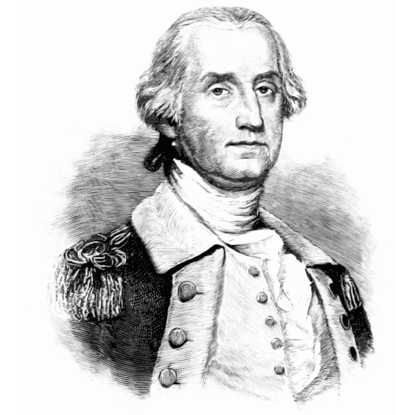 SVG George Washington039s portrait