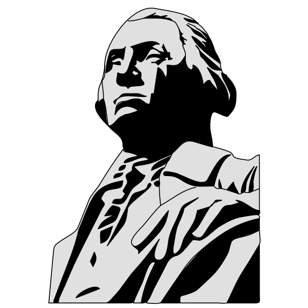 SVG George Washington039s statue