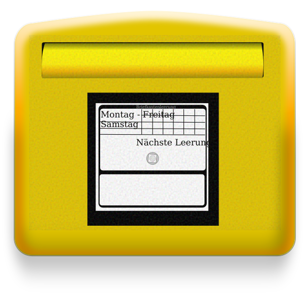 SVG German mailbox