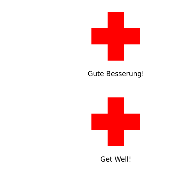 SVG Get Well Card vector drawing