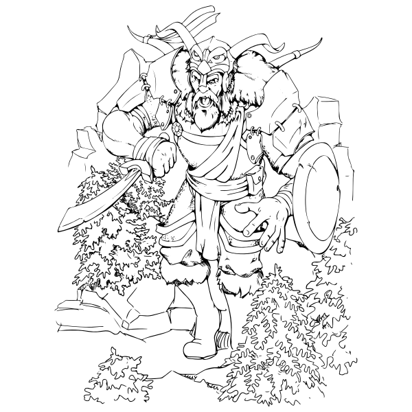SVG Giant warrior