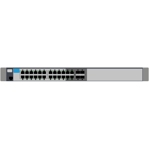 SVG Gigabit Layer 2 Switch Vector