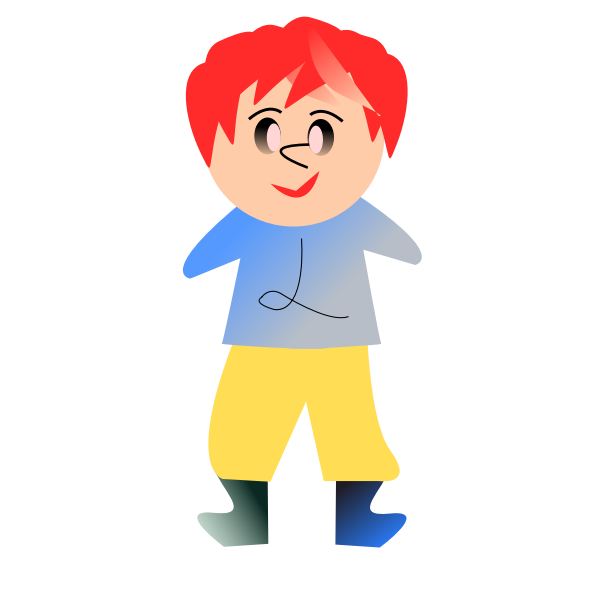 SVG Ginger boy