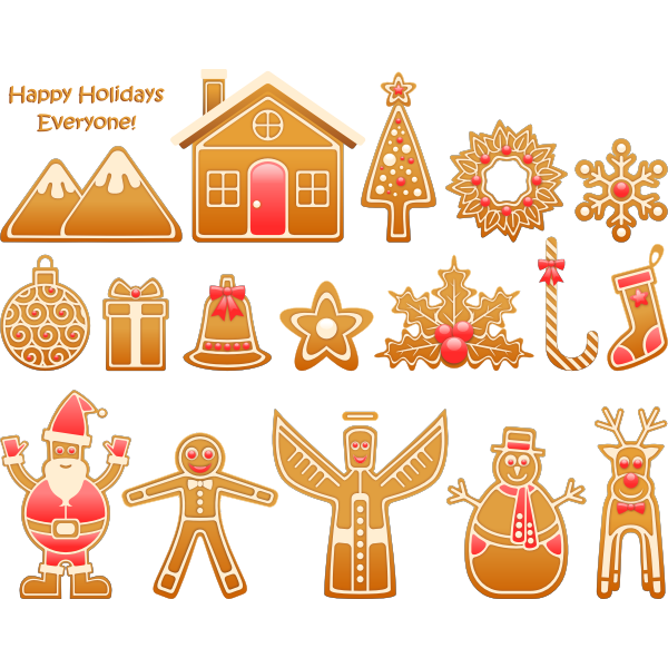 SVG Ginger bread Christmas