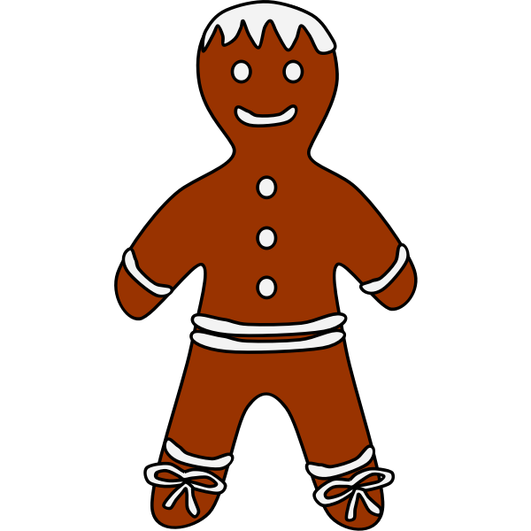 SVG Gingerbread boy
