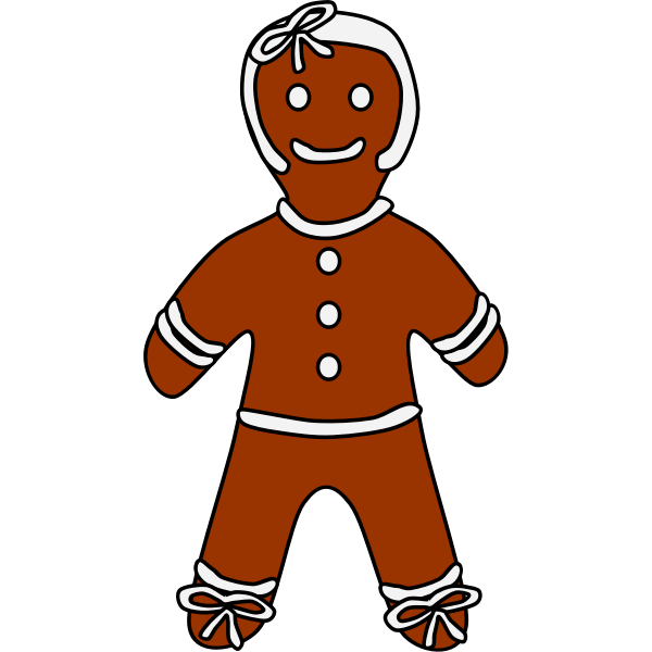 SVG Gingerbread girl