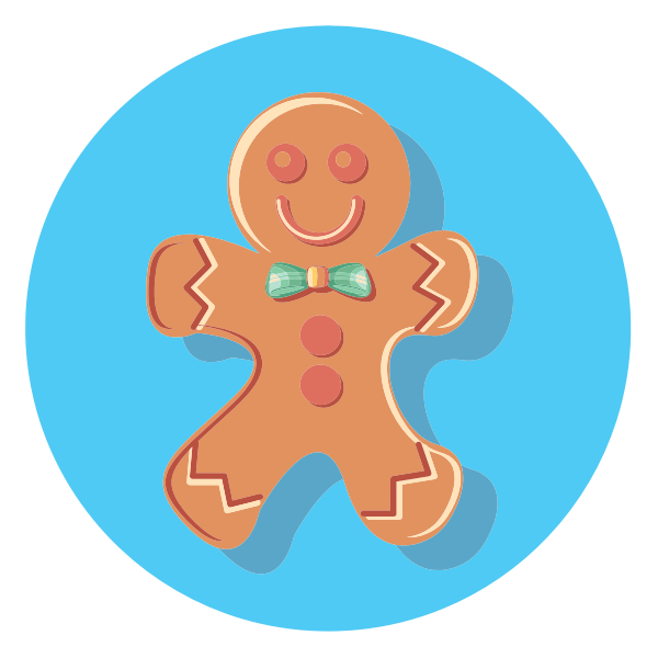 SVG Gingerbread icon