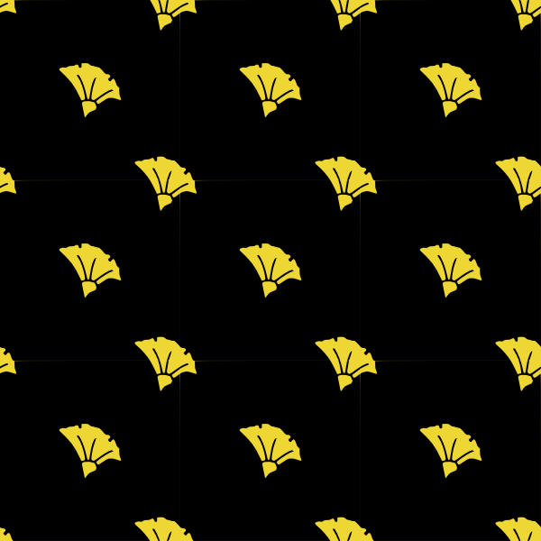 SVG Ginkgo leafs pattern