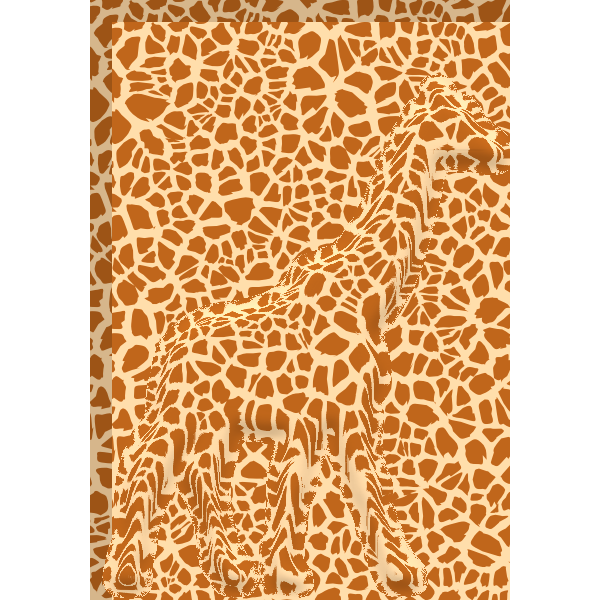 SVG Giraffe print vector image