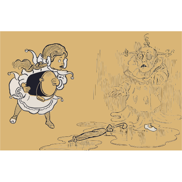 SVG Girl and witch