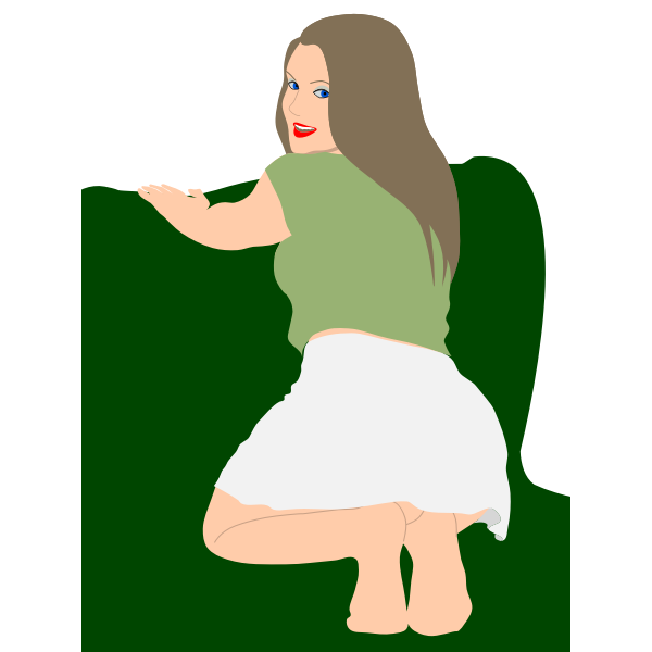 SVG Girl at sofa - censored version