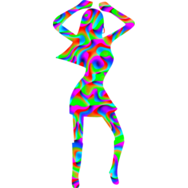 SVG Girl dancing