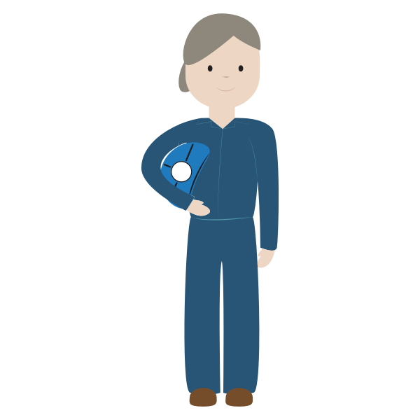 SVG Girl employee
