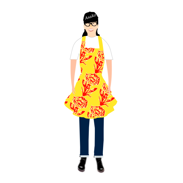 SVG Girl in apron