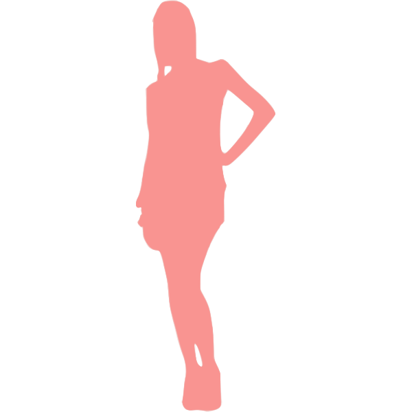 SVG Girl in skirt