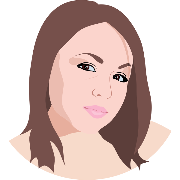 SVG Girl portrait