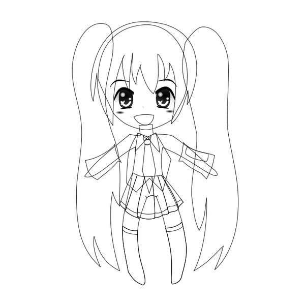 SVG girl remix color removed